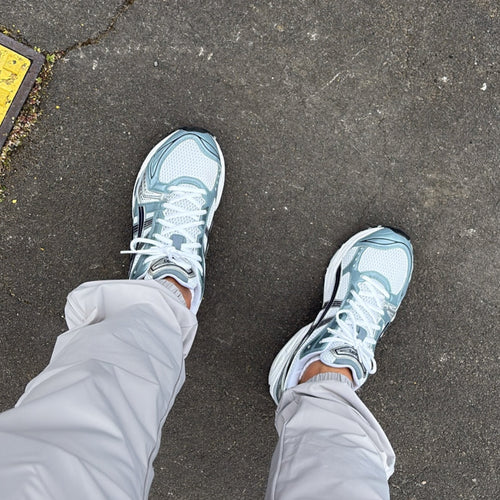 Kayano 14 White Gel Fjord Grey