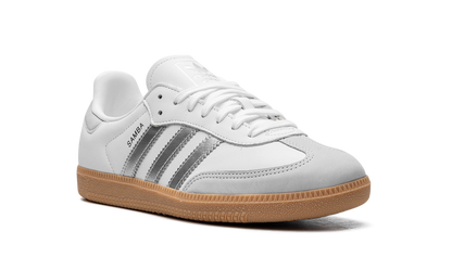Samba White Silver Metallic Grey