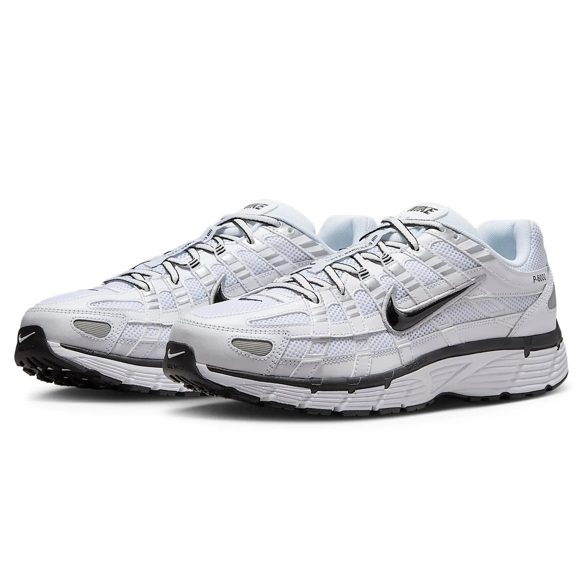 White P-6000 Metallic Silver Black