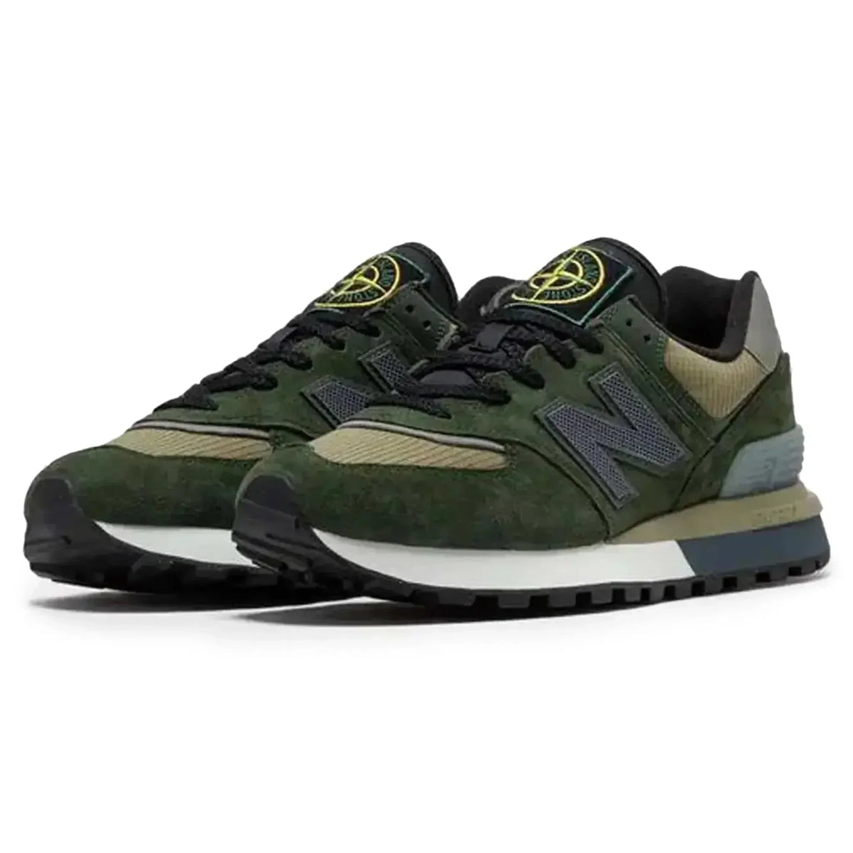 574 Green Stone Island x New Balance Legacy Dark